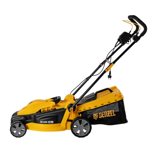 газонокосилка электрическая denzel gm-2000 2000 вт фото 9